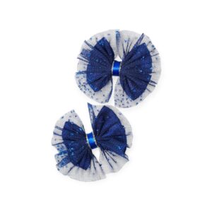 Pinzas para peinar azul turqui x2