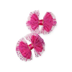 Pinzas para peinar fucsia x2