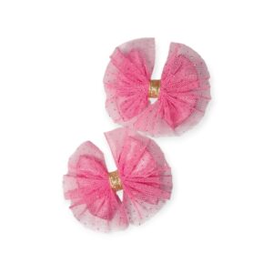 Pinzas para peinar rosa x2