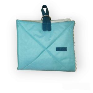 Bolso tapete azul aguamarina