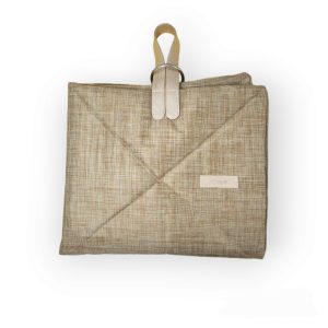 Bolso tapete beige - dorado