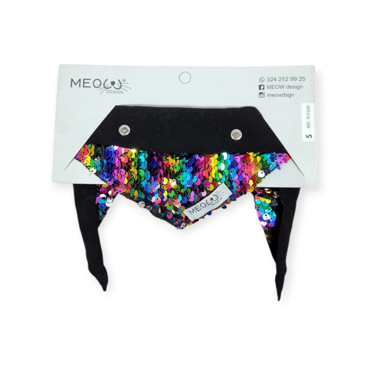 Pañoleta Lentejuelas multicolor
