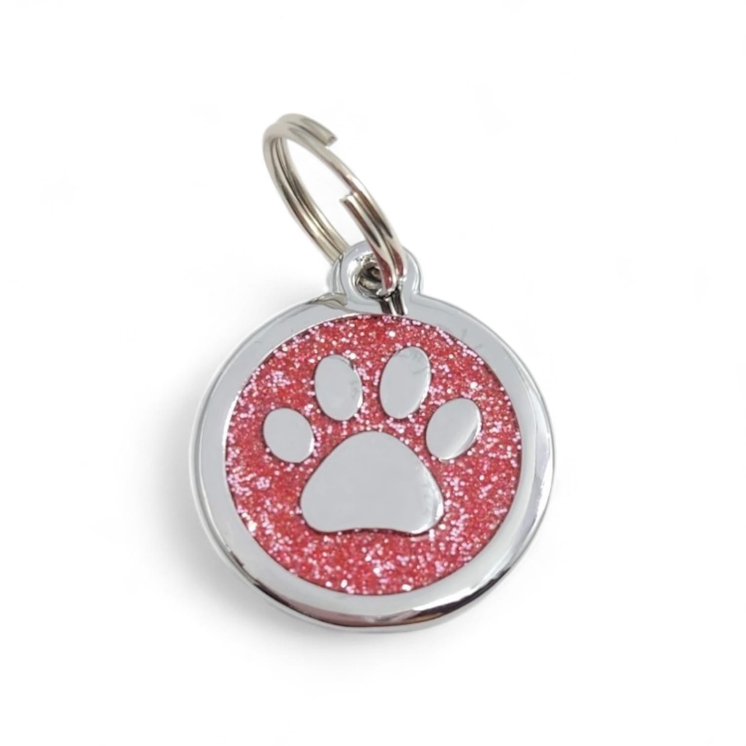 Huella rosa redonda